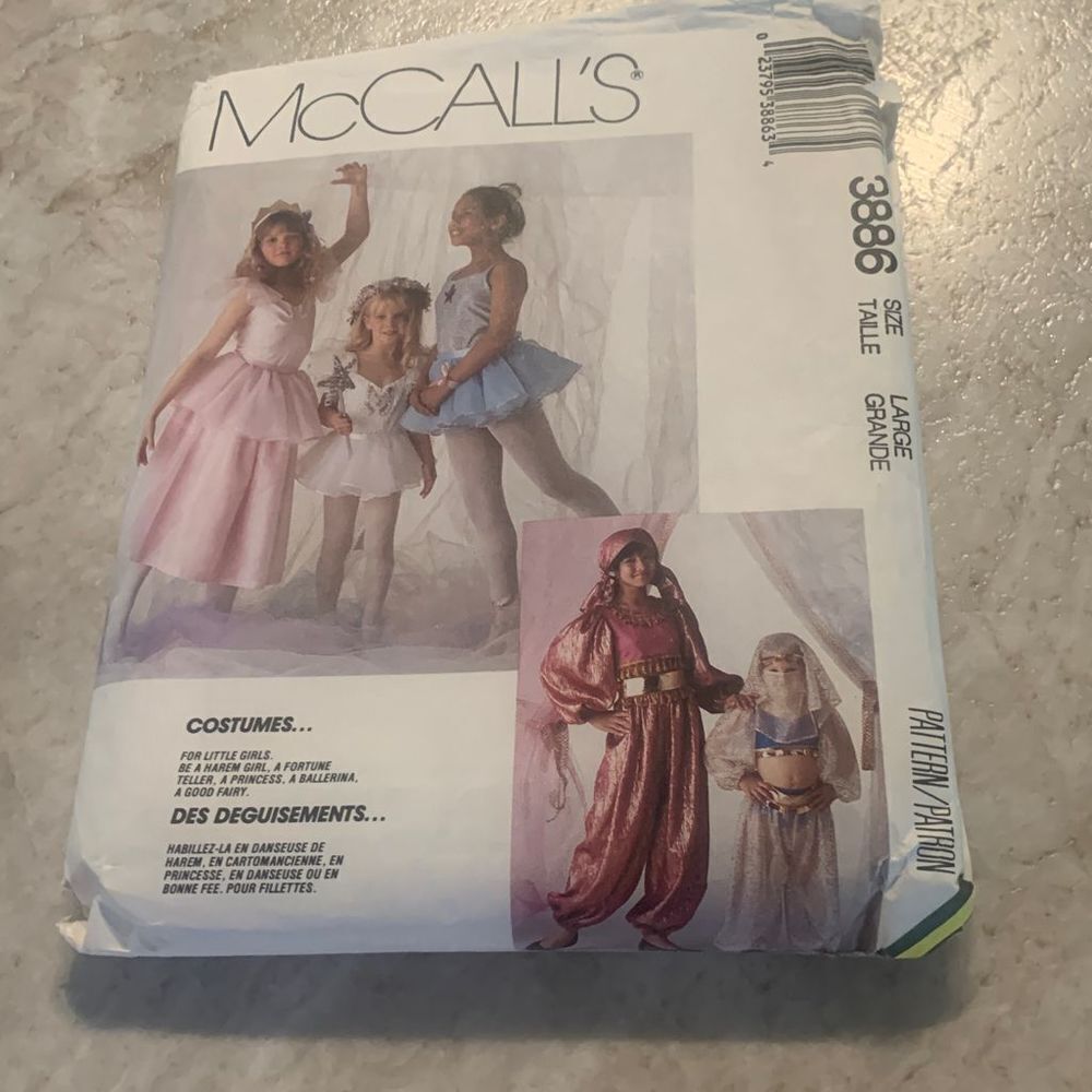 Child’s costume Pattern  